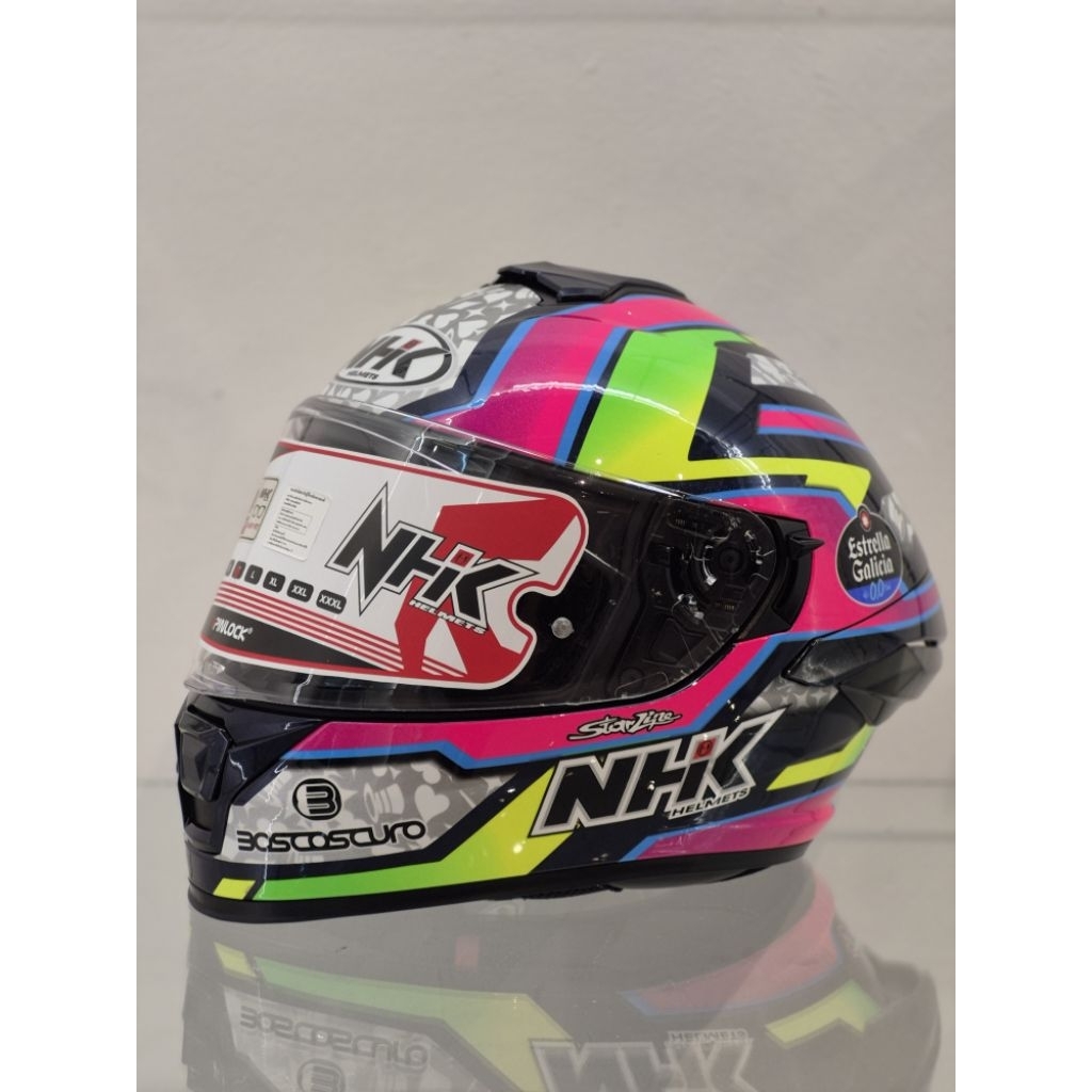 หมวกกันน็อค NHK รุ่น K5R Alonso Lopez#10