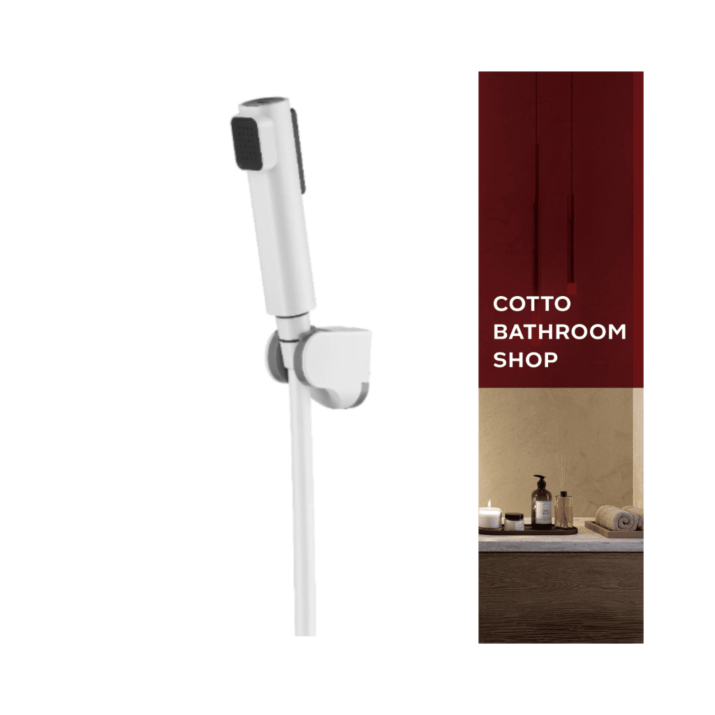 COTTO สายฉีดชำระสีขาว 2 ฟังก์ชั่น CT9915#WH(HM)