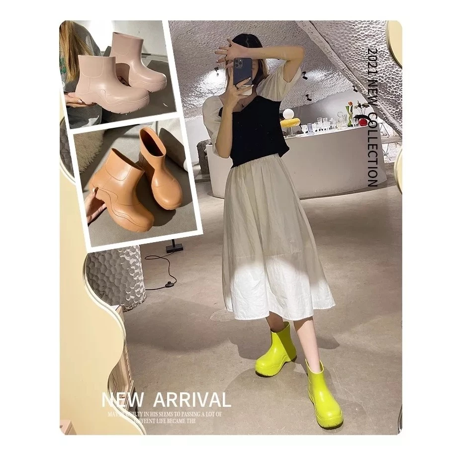 Mona รองเท้าบูทกันฝน รองเท้าผู้หญิงแฟชั่น thumbnail 7