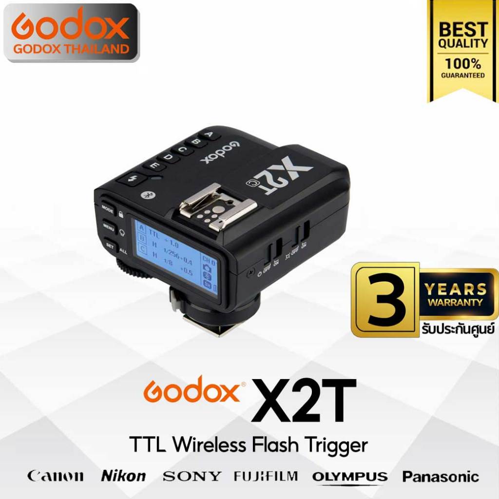 Godox Trigger X2T , TTL Wireless Flash Trigger 2.4GHz - รับประกันศูนย์ Godox Thailand 3 ปี