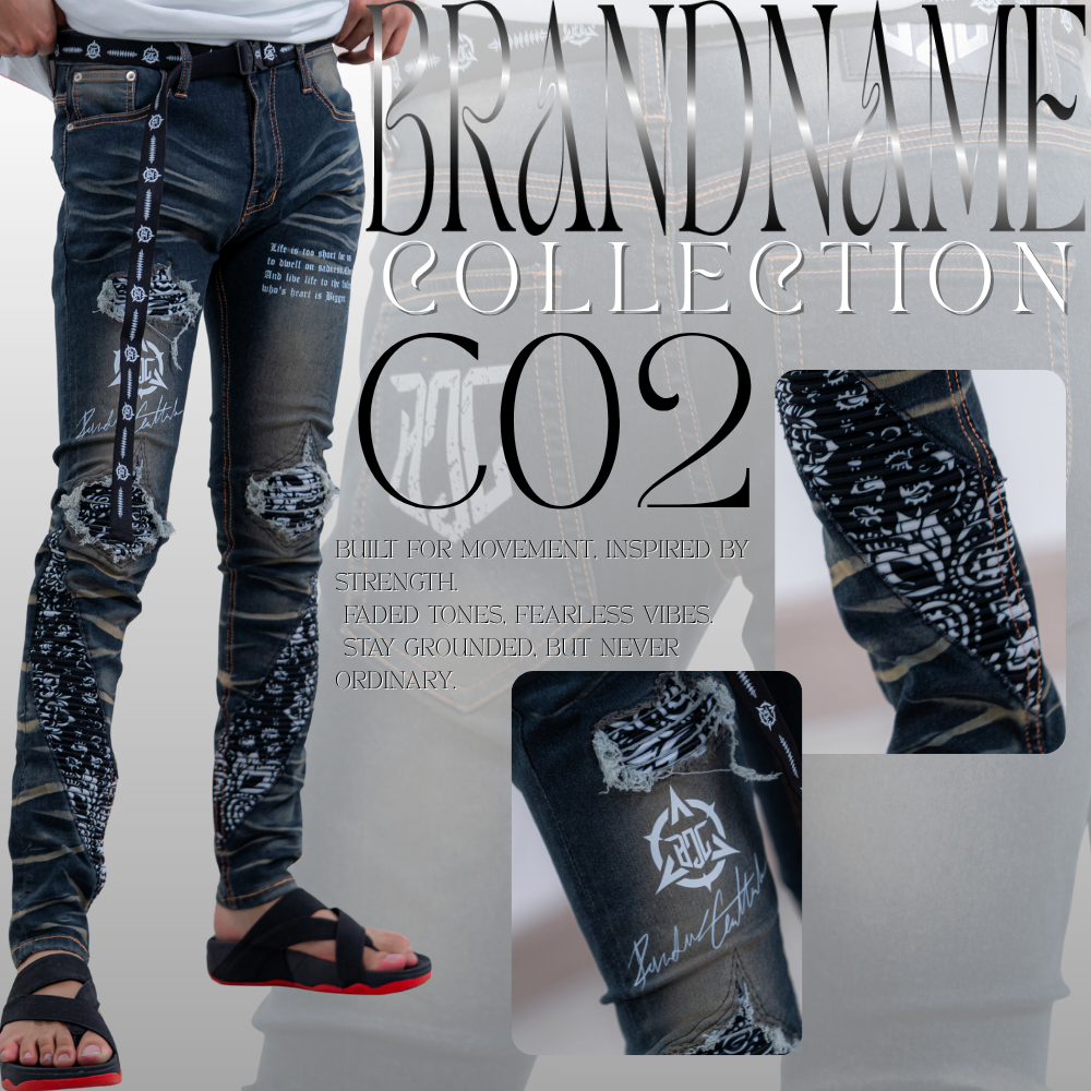 (ไม่มีกล่อง)ยีนส์ขายาว BวC Premium C02 Vol.2