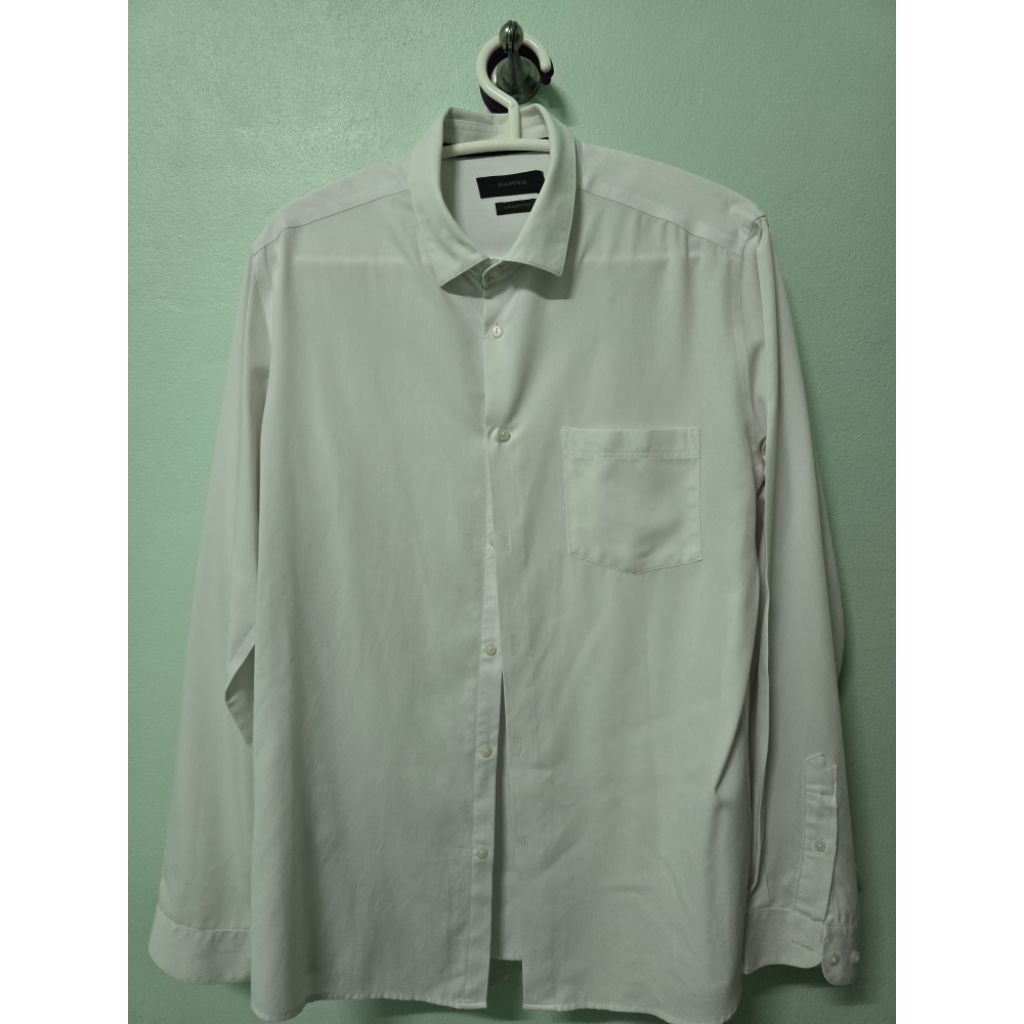 เสื้อเชิ๊ตแขนยาวสีขาวDAPPER