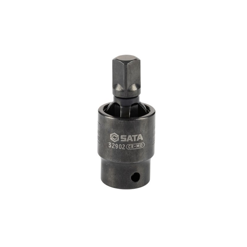 SATA 32902 ข้ออ่อนลม 3/8" อเดปเตอร์ต่องอ ลูกดำ บล็อกยิงล้อ