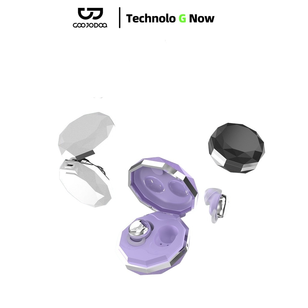 GOOJODOQ J231 หูฟังไร้สาย หูฟัง Bluetooth 5.3 หูฟังสำหรับการนอน การลดเสียงรบกวน หูฟังบลูทูธ