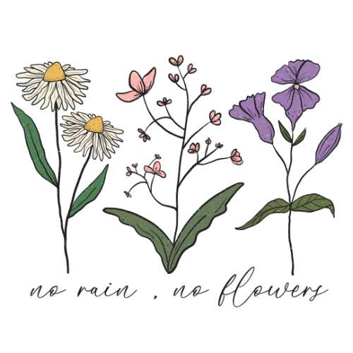 F.362.Vintage Flowers Iron On Transfer ตัวรีดดอกไม้สไตล์วินเทจ 🌷 เพิ่มความหวานให้เสื้อผ้า - รูปที่ 5