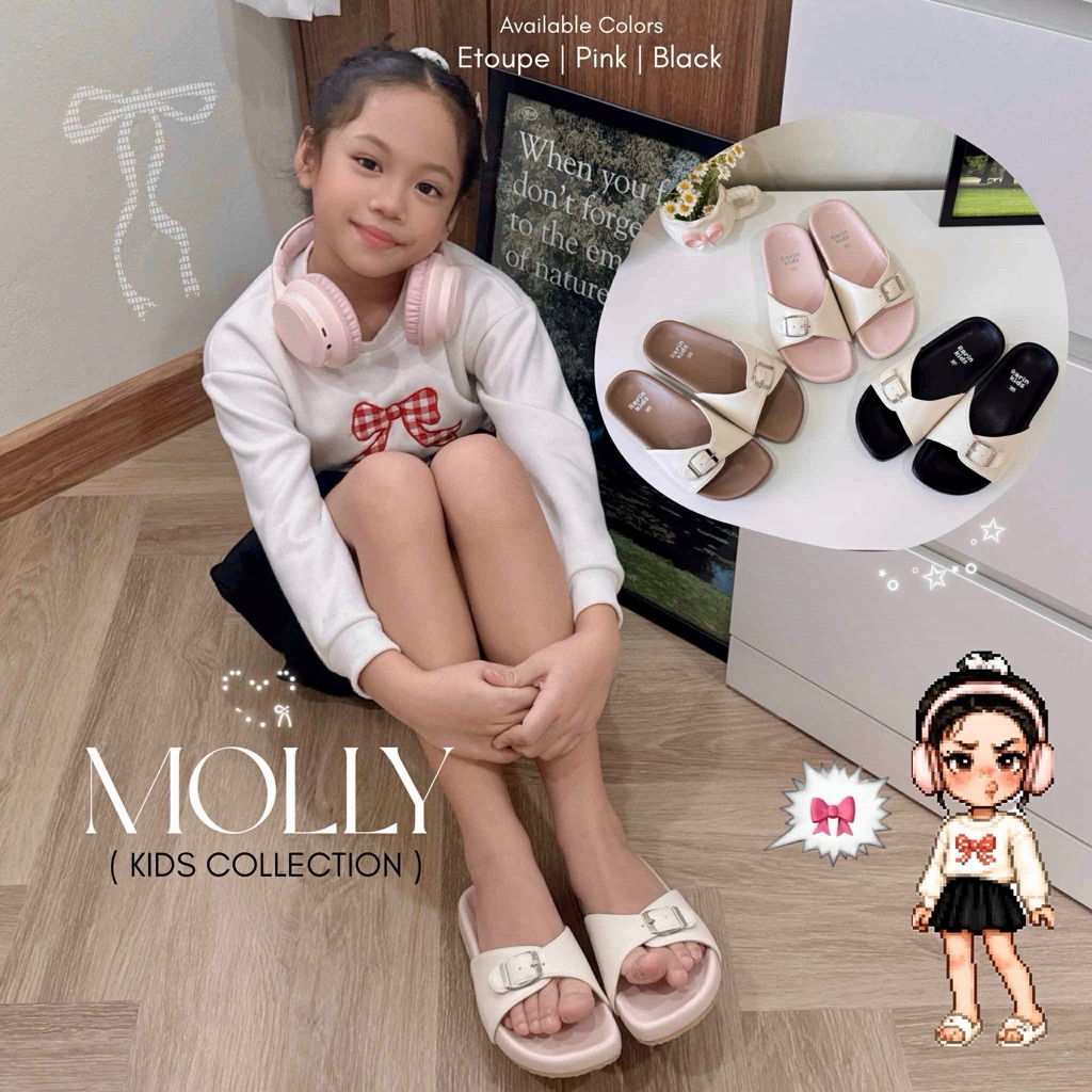 🎀👧🏻 รองเท้าเด็กผู้หญิง รุ่น Molly Kids Size 31 - 35
