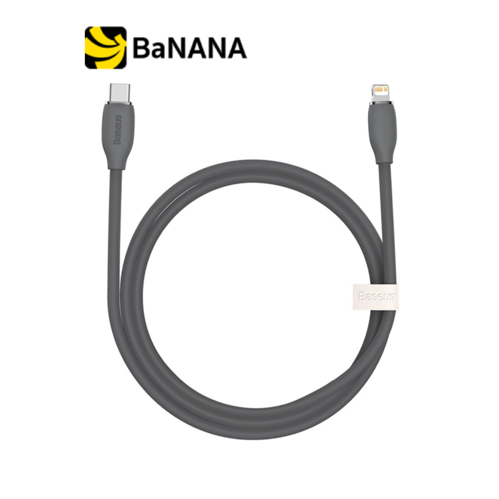 สายชาร์จ Baseus USB-C to Lightning Cable 1.2M Black by Banana IT