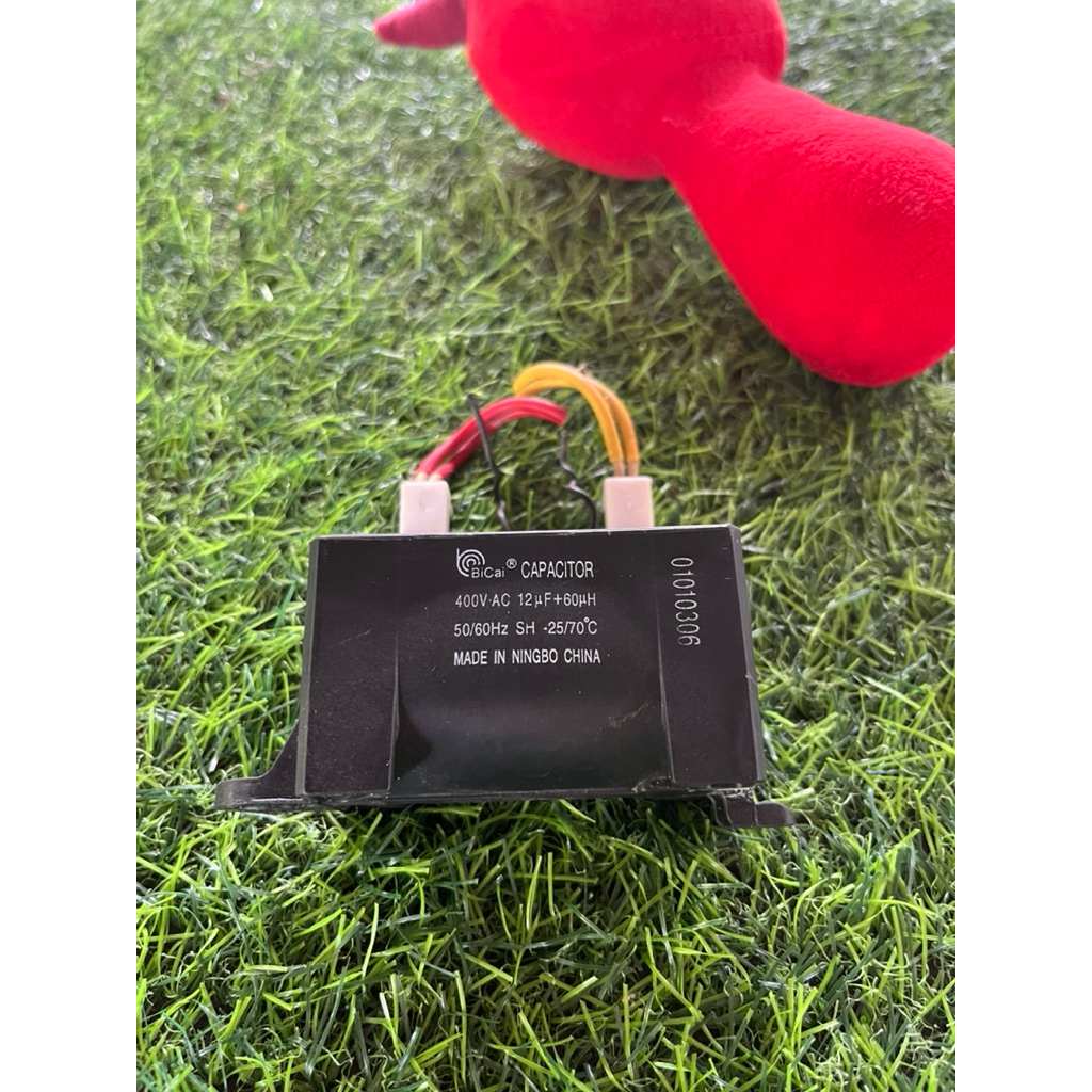 คาปาซิเตอร์ LG 9.5 kg  400VAC 12if+60uH50/60Hz SH-25/70’c