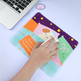 แผ่นรองเมาส์ รวมทุก Collection ขนาด 21x26 cm Mouse Pad ลายการ์ตูน คิ้วท์ กันลื่น แต่งโต๊ะคอม