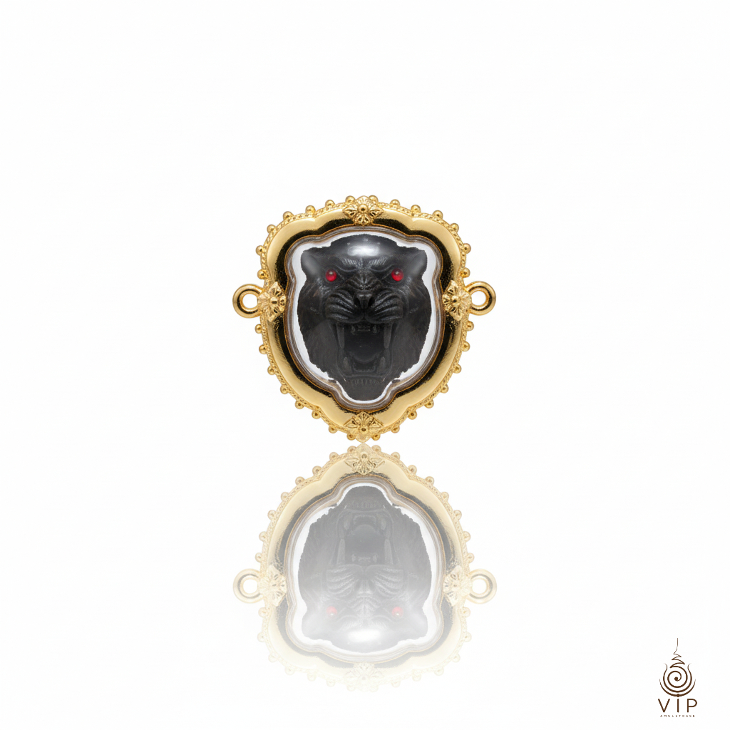 (จัดส่งไว เคลมฟรี) กรอบหน้าเสือ ขนาดกลาง 🐯 | Tiger Amulet Frame (Medium) | 老虎佛牌框 中号