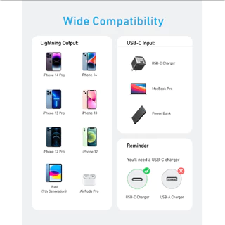 Anker 322 สายชาร์จเร็ว USB-C to Lightning Cable (90cm Braided) รองรับ Apple CarPlay