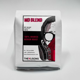 เมล็ดกาแฟคั่ว MD BLEND (Medium Roast) 250 g. / 100% Arabica …