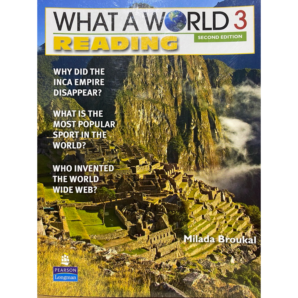 9780131382015 n222 WHAT A WORLD 3: AMAZING STORIES FROM AROUND THE GLOBE (READING)