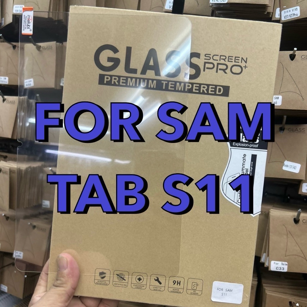 ฟิล์มกระจกเต็มจอกันรอย รุ่น Samsung  Tap S11 !!ตรงรุ่น!! ฟิล์มกันรอยหน้าจอแบบใส เต็มจอ สินค้าพร้อมส่