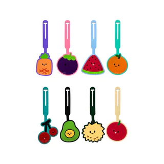 ป้ายห้อยกระเป๋าเดินทาง ลายผลไม้สุดคิ้วท์ / Fruit Luggage Tag กันน้ำ ไม่ขาดง่าย ลายน่ารักไม่ซ้ำใคร พร้อมส่งในไทย