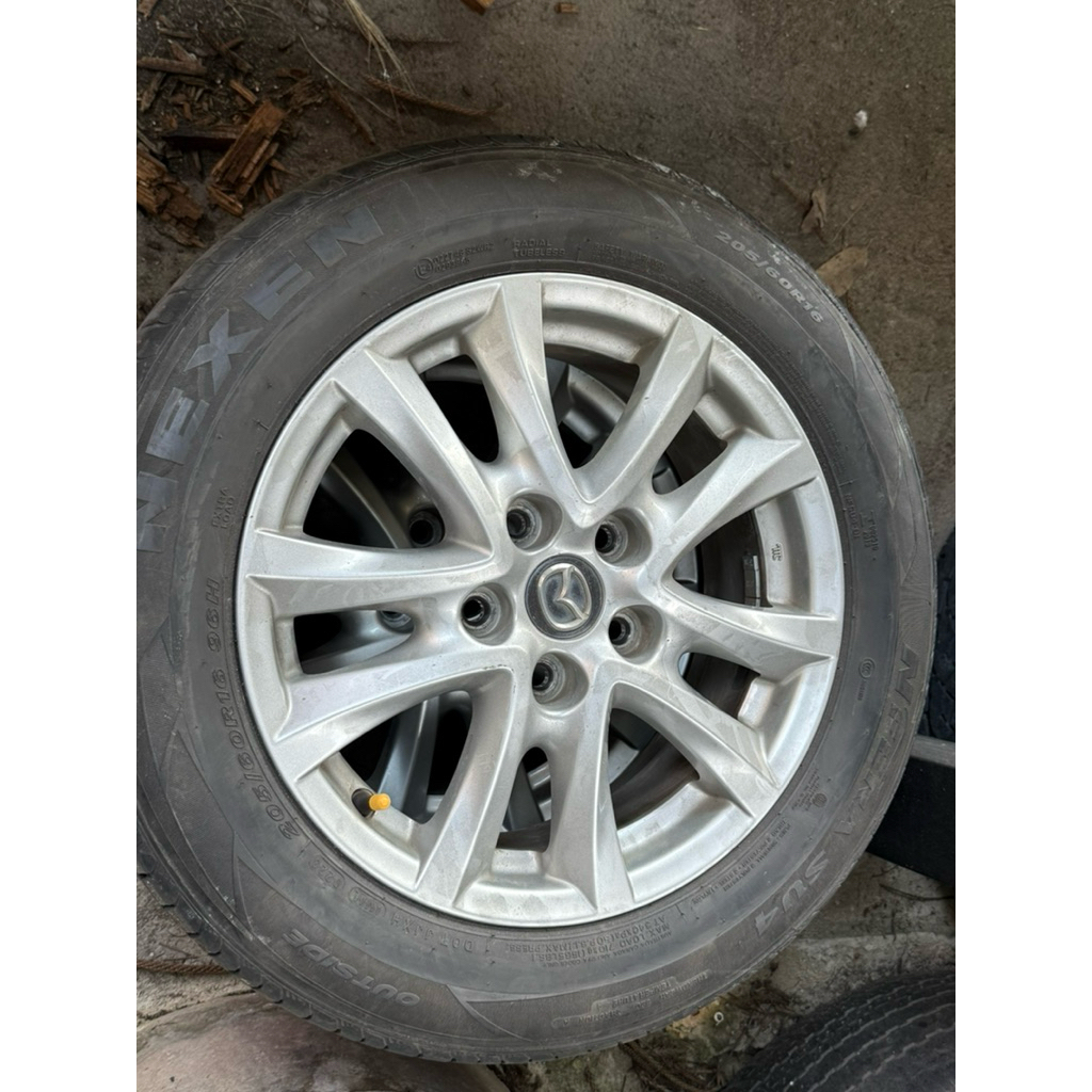 ล้อแม็กเปล่า new mazda3 ขอบ16 5รู114 ราคาต่อวง ซื้อแยกวงได้