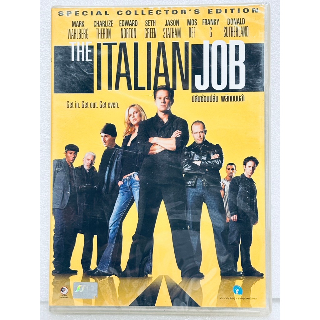 DVD : Italian Job (2003) ปล้นซ้อนปล้น พลิกถนนล่า " Mark Waberg, Charilize Theon, Edward Norton "