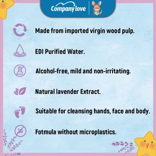 【ราคาขายส่ง】Company Love ทิชชู่เปียก 80แผ่น/ซอง Baby wipes กระดาษทิชชู่เปียก ถูกที่สุด ทิชชู่ เปียก ราคาประหยัด แพ็คใหญ่