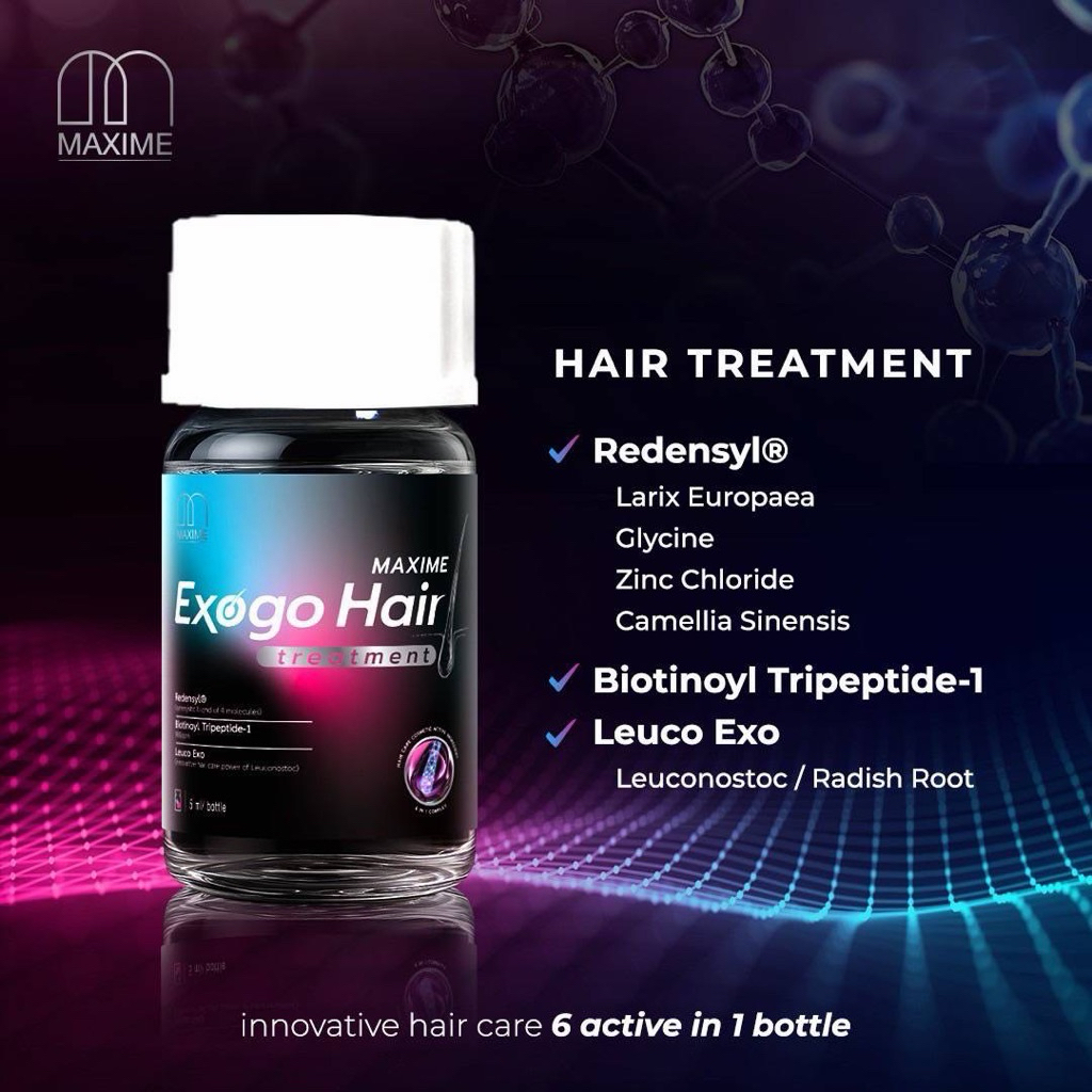 EXOGO HAIR Treatment by Maxime อย.ไทย (1ขวด×5ml)
