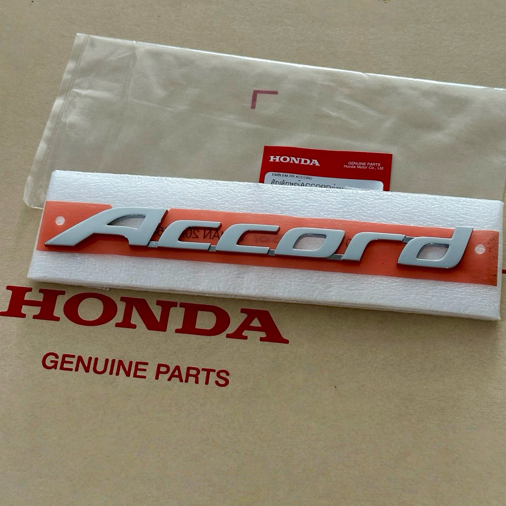 แท้ศูนย์ 💯% โลโก้ Accord G8 08-12 ขนาด 21.7x2.3cm (RCM-75722-TC0-T00)