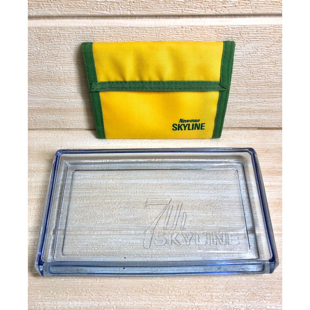 กระเป๋าสตางค์ "New-man SKYLINE” + ถาดแก้ว "7th SKYLINE"