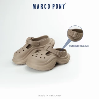 Marco Pony รองเท้าเเตะญ รองเท้าแตะผู้หญิง รองเท้า หัว โต สูงขึ้นไปสูง ๆ ใส่สบาย กันลื่น MH9034