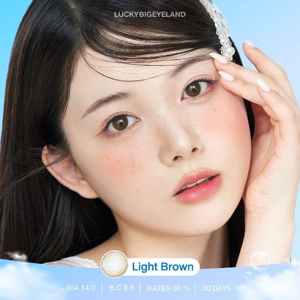 (แถม “เซ็ตตลับหมี” ทุกคู่) Premium Lens รุ่น Muse Brown/Gray/Light Brown คอนแทคเลนส์ ซิลิโคนไฮโดรเจล 💙 รูปที่ 4