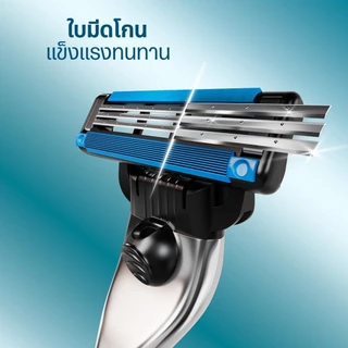 ยิลเลตต์ มัคทรี พลัส ใบมีดโกน แพ็ค 6 ชิ้น GILLETTE MACH3+ BLADE 6 CARTRIDGES REFILLS