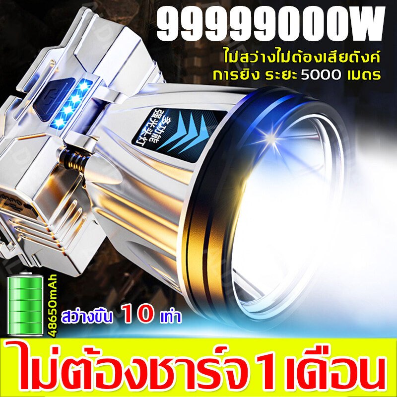 🔥ซื้อ1แถม1 ไฟฉายคาดหัว LED 99999999W ไฟฉายคาดหัวแรงสูง ไฟฉายคาดหัวแท้ ส่องแสงระยะ5KM ไฟคาดหัว ไฟส่องกบ ไฟส่องสัตว์ ไฟฉาย