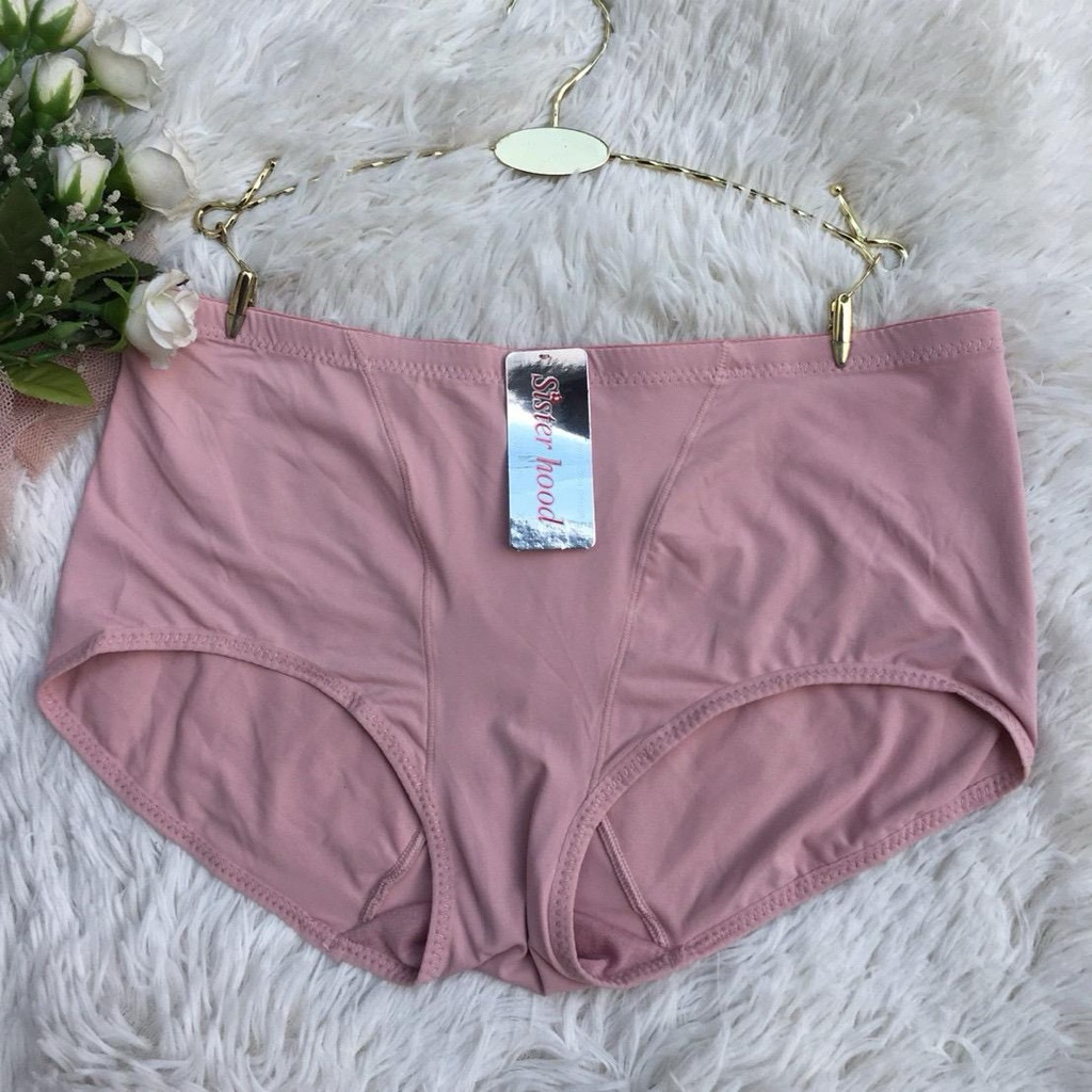กางเกงชั้นใน เอวต่ำ. ยกกระชับก้น ผ้ามัน ยี่ห้อ  Sister hood   #828 L XL XXL