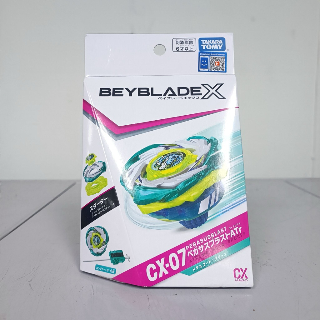 [พร้อมส่ง] TAKARA TOMY BEYBLADE X : CX-07 STARTER PEGASUS BLAST