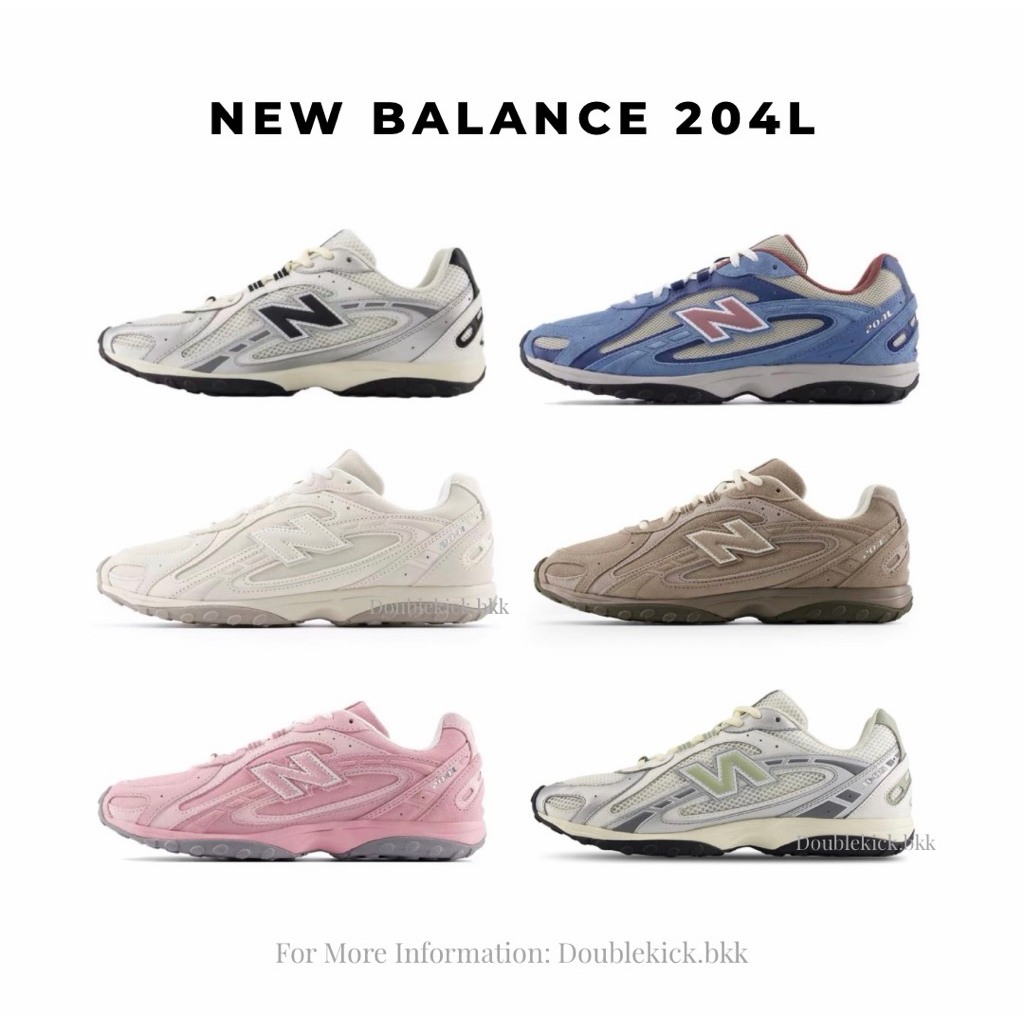 NEW BALANCE 204L (แถมเชือกสีฟรี 1 สี)❣️รบกวนทักสอบถามสต๊อกก่อนกดสั่งซื้อนะคะ❣️