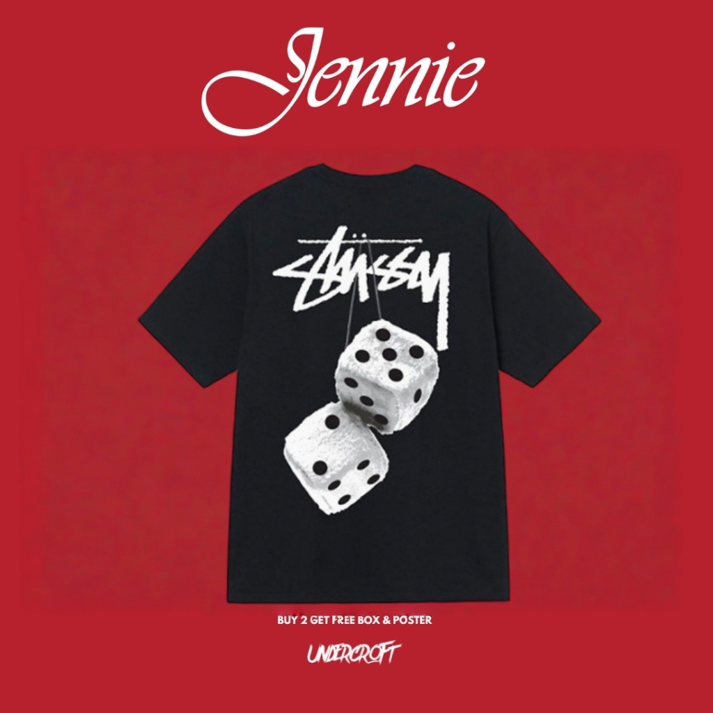 『 Stussy 』✈️พร้อมส่ง/ เสื้อ Stussy Fuzzy Dice Tee พร้อมส่ง