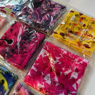 [ แพ็ค 12 ชิ้น ] ผ้าบัฟ กันแดดกัน UV สีเข้ม,สีสด สุ่มลาย ลายไม่ซ้ำ