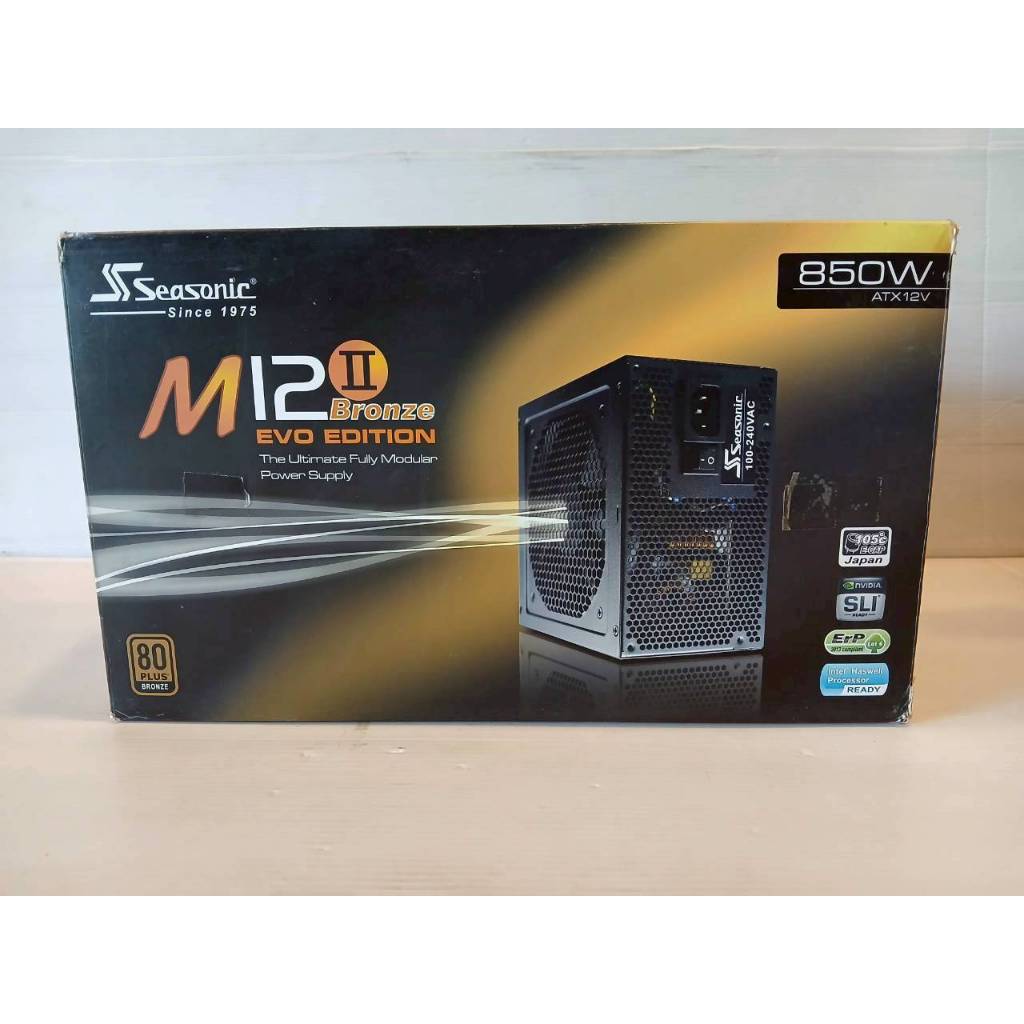 PSU (80 Bronze) SEASONIC M12II 850W.