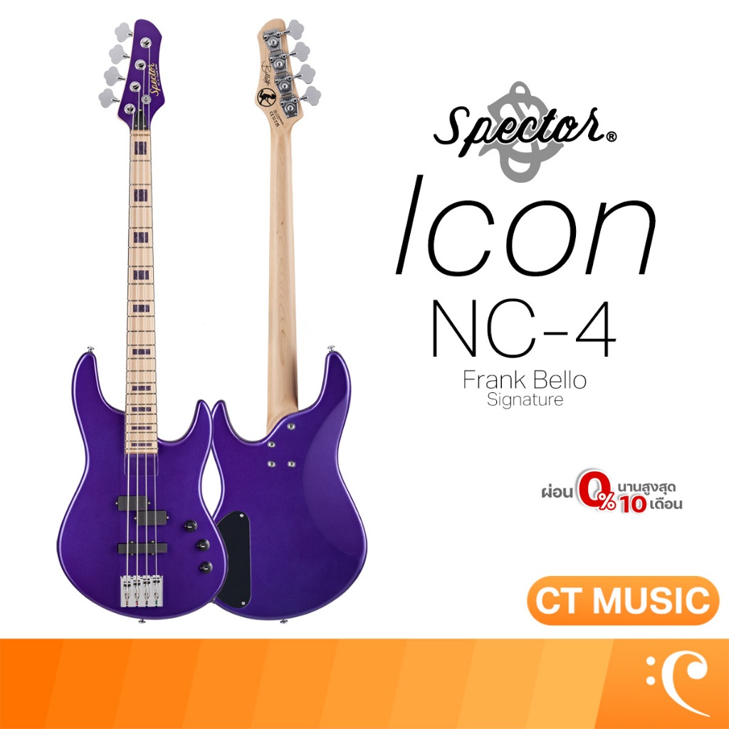 Spector Icon NC-4 Frank Bello Signature Electric Bass เบสไฟฟ้า เบส