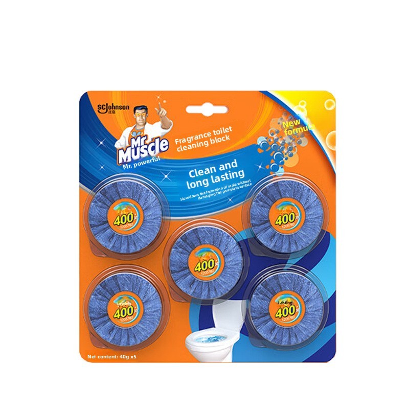 Mr. Weimeng Toilet Cleaner Block, Qingxiang Toilet Cleaner, Toilet Bowl Blue Bubble Solid Toilet Cle