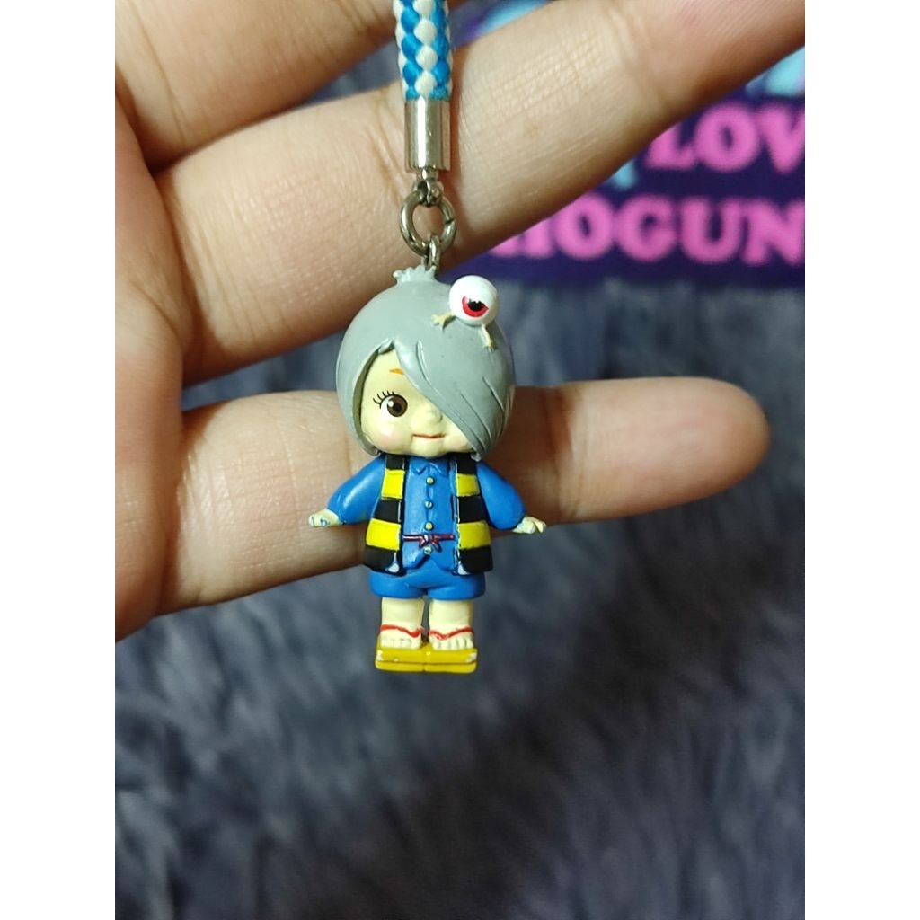 หายาก น่ารัก ⭐ Gegege no Kitaro Rose O'neill Kewpie Kewsion Figure Strap ⭐ คิวพี × อสูรน้อยคิทาโร่ น