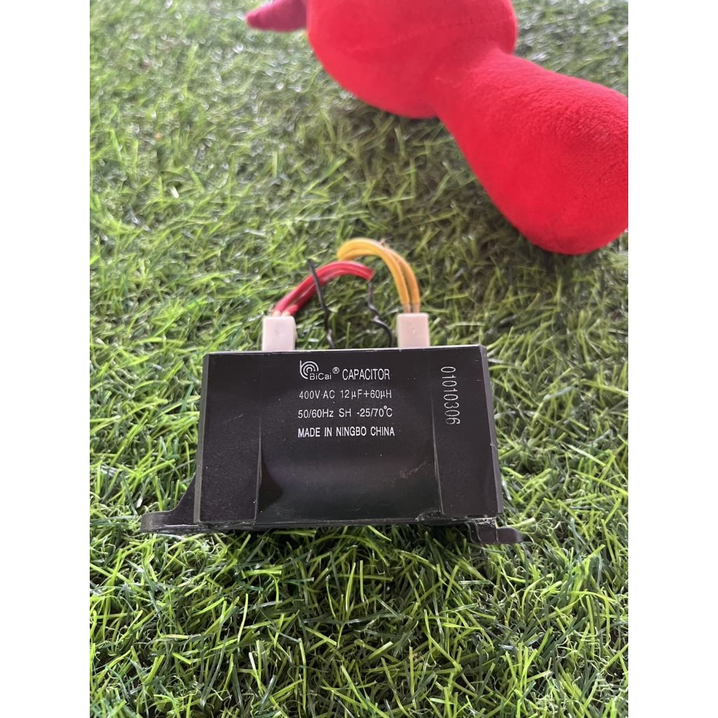 คาปาซิเตอร์ LG 9.5 kg  400VAC 12if+60uH50/60Hz SH-25/70’c