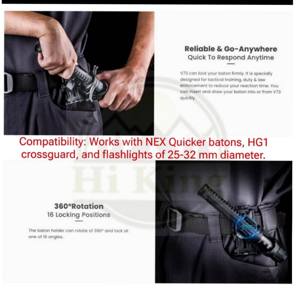 ซองโพลิเมอร์อเนกประสงค์ Nextorch รุ่น V73 Dual-Purpose สำหรับ รุ่น Quic 17″ / 21″ / 23″ และไฟฉาย หมุนได้ 360° น้ำหนักเบา - รูปที่ 4