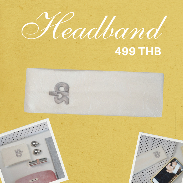 subi | original symbol Headband | ผ้าคาดหัวสีครีม