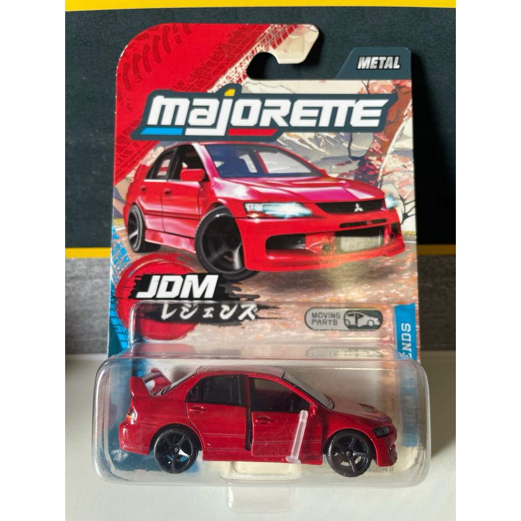 Majorette MITSUBISHI LANCER EVOLUTION 9🔴