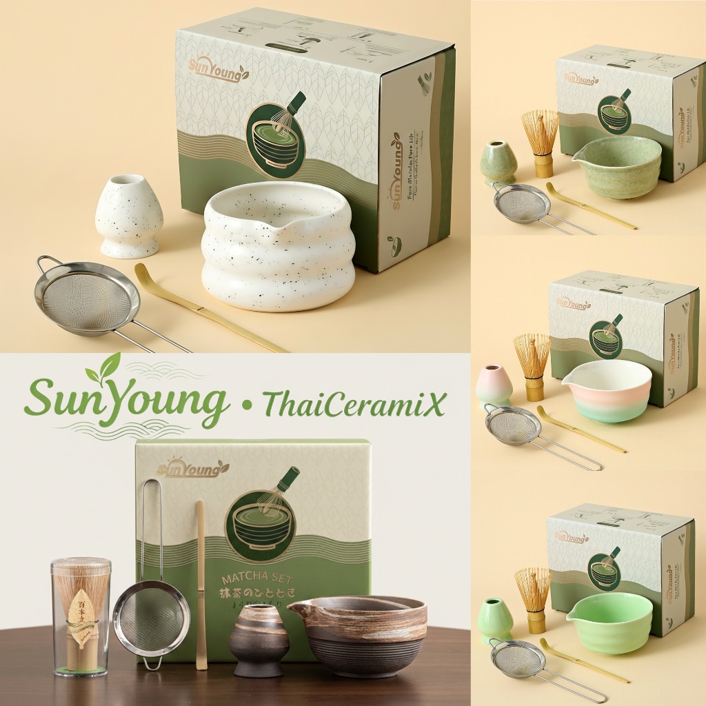 🍵[chawan matcha 5 set]🔥ชุดชงมัทฉะ ถ้วยชงชามัทฉะ ของขวัญ ชุดชงชา🎁COD จัดส่งภายใน 24 ชั่วโมง