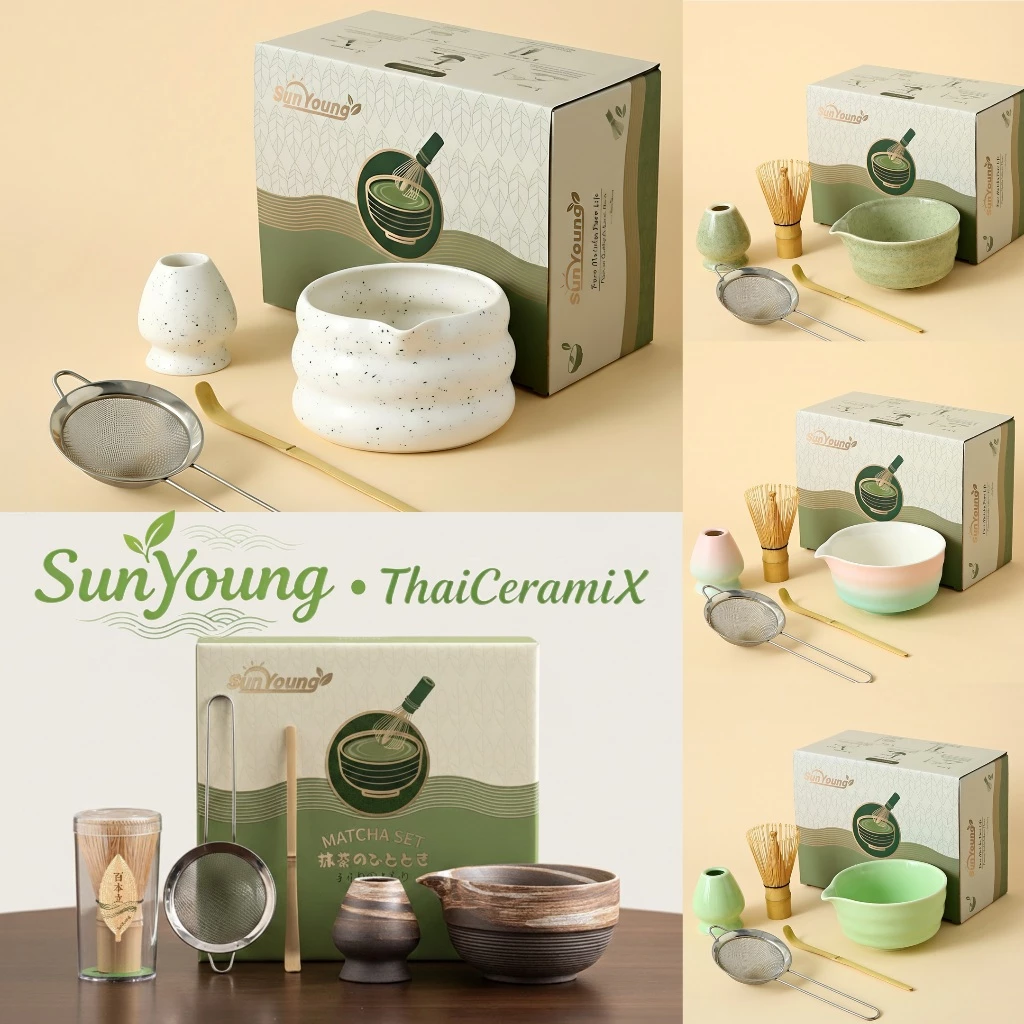 🍵[chawan matcha 5 set]🔥ชุดชงมัทฉะ ถ้วยชงชามัทฉะ ของขวัญ ชุดชงชา🎁COD จัดส่งภายใน 24 ชั่วโมง