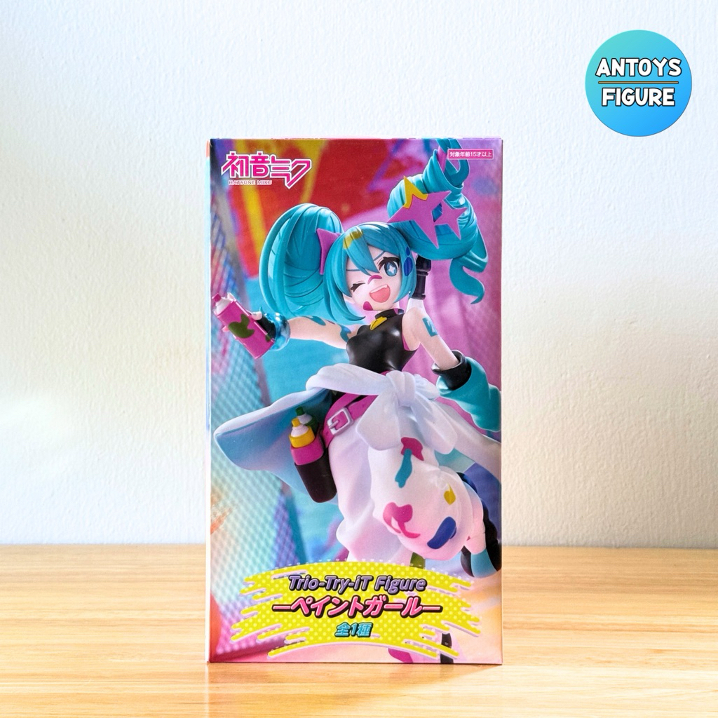 [พร้อมส่ง] ฟิกเกอร์ ของแท้ (Lot 🇯🇵) Vocaloid Trio-Try-iT Hatsune Miku (Paint Girl) Figure