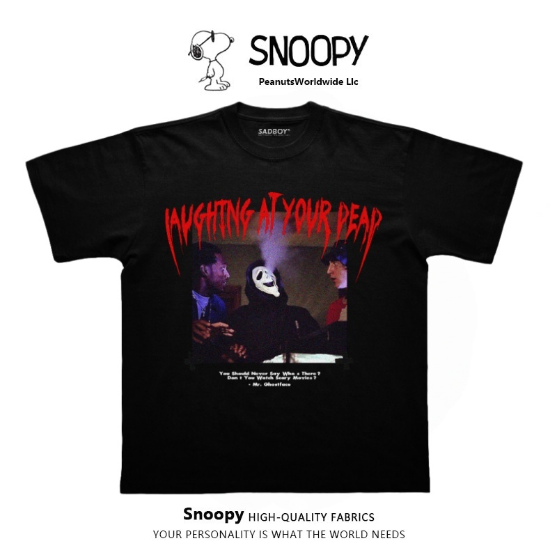 [ ส่งด่วน ] SADBOY® | Mr.Ghostface |  100% Organic Cotton