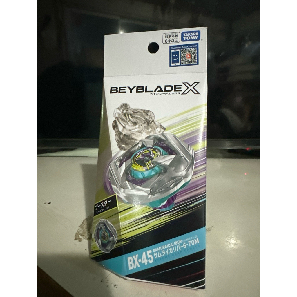 [มีของพร้อมส่ง] Takara Tomy เบย์เบลด X Beyblade X Booster BX-45 SamuraiCalibur 6-70M