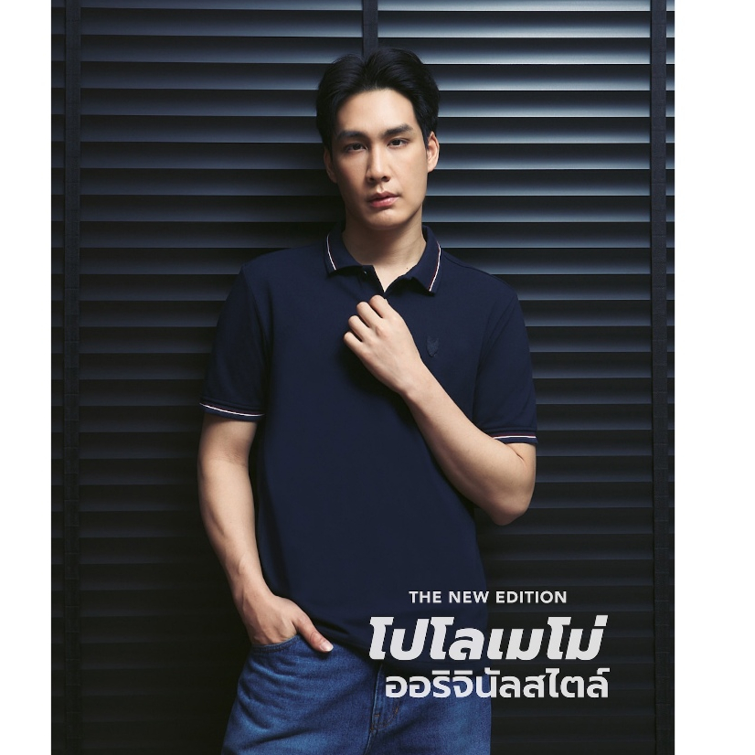 AEIOU🦊เสื้อโปโล Memo กระดุม 2 ปกคอริ้ว Polo RIW New Iconic (Best Seller) D2