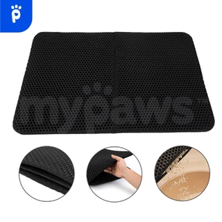[🔥MidmonthSale]My Paws แผ่นดักทรายแมว 2 ชั้น ช่วยดักทรายแมวที่ติดเท้า ทำความสะอาดง่าย Cat litter Pad