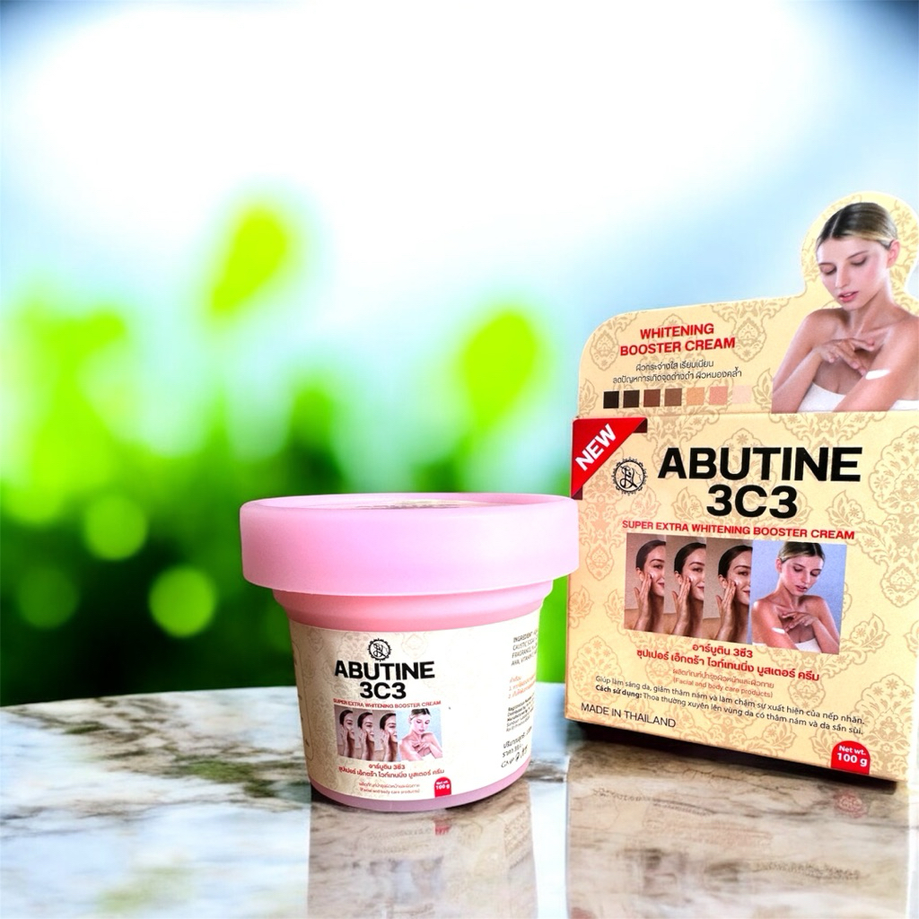 ABUTINE 3C3 SUPER EXTRA WHITENING BOOSTER CREAM อาร์บูติน 3ซี3 ซุปเปอร์ เอ็กตร้า ไวท์เทนนิ่ง บูสเตอร